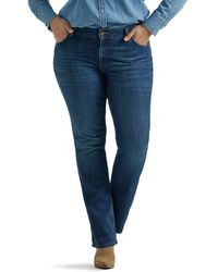 Lee Jeans - Plus Size Legendary Mid Rise Bootcut Jean Compass 22w Petite - Lyst