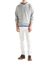 Benetton - Shirt C/capp. M/l 3j68u2001 Hooded Sweatshirt - Lyst