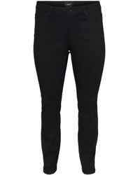 Vero Moda Vmmanya Rw Slim Bl Jeans-k Curve Noos - Black
