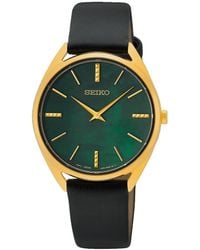 Seiko - Orologio Analogico al Quarzo Donna con Cinturino in Pelle SWR080P1 - Lyst