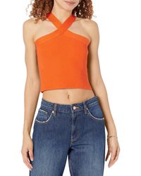 The Drop - Zaire Cropped Cross Front Sweater - Lyst