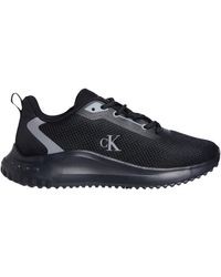 Calvin Klein - Jeans Eva Runner L-up Mix Mesh Logo Ck Yw0yw01851 Low Top - Lyst