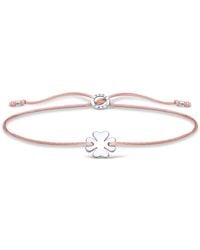 Thomas Sabo - Bracelet Little Secret Cloverleaf 925 Sterling Silver A1995-173-19-l20v - Lyst