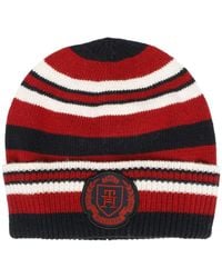 Tommy Hilfiger - S Th Modern Striped Beanie Hat - Lyst