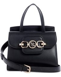 Guess - , HENSELY MINI SATCHEL , Bla, Taille unique - Lyst