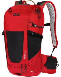 Jack Wolfskin - Wolftrail 22 Recco Hiking Pack Adrenaline Red One Size - Lyst