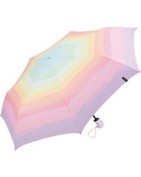 Parapluie de poche Easymatic Light à ouverture automatique avec cœurs scintillants Synthétique Esprit Femme Accessoires Parapluies 
