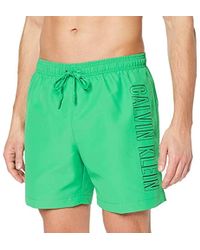 Calvin Klein Medium Drawstring Bañador de natación para Hombre - Verde