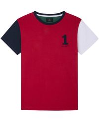 Hackett - Hackett Heritage Multi Nbr Short Sleeve T-shirt M - Lyst