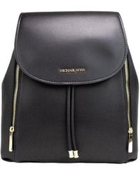 Michael Kors - Phoebe Medium Smooth Leather Drawstring Flap Backpack Bookbag - Lyst