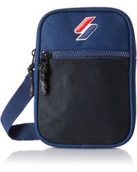 superdry blue bolsa