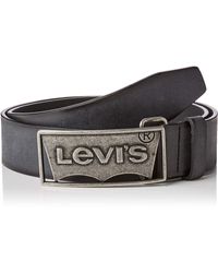Levi's LEVIS FOOTWEAR AND ACCESSORIES BATWING PLAQUE Ceinture - Noir