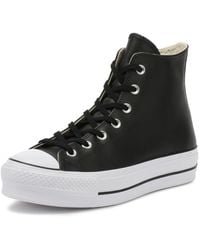 Converse - Chucks Ct As Lift Clean Ox 561680c Wit - Lyst