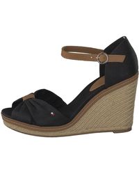 Tommy Hilfiger - Iconic Elena, Sandales Compensées Femme - Lyst