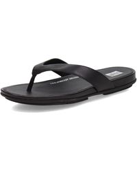 Fitflop - Gracie Leather Flip-Flops - Lyst