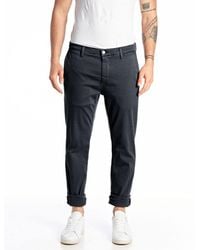 Replay - S Chino Zeumar Slim-Fit Hyperflex X-Lite mit Stretch - Lyst