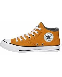 Converse - Chuck Taylor All Star Malden Street Mid High Canvas Sneaker – Schnürverschluss Stil – Roasted/Cherry - Lyst