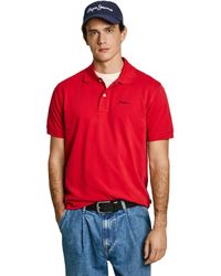 Pepe Jeans - Essential Polo Contrast Logo Polo - Lyst