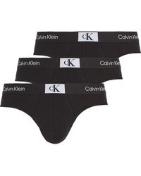 Calvin Klein - Slip Hipster Uomo Confezione da 3 Cotone Elasticizzato - Lyst