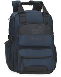 Pepe Jeans - Bromley Sac à dos pour ordinateur portable 15,6 pouces Bleu 28 x 40 x 16 cm Polyester 17,92 L by Joumma Bags - Lyst