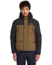 Timberland - DWR Outdoor Archive Puffer Jacket Life Black/Dark Olive Giacca - Lyst
