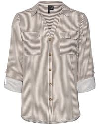 Vero Moda - Vmbumpy New Wvn Noos L/s Shirt Blouse - Lyst