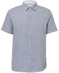 S.oliver - Regular Fit: Strukturiertes Kurzarmhemd aus Baumwolle mit Kentkragen hellblau XXL - Lyst