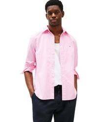 Tommy Hilfiger - Flex Poplin Gingham Regular Long Sleeve Shirts - Lyst