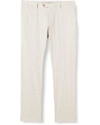 Hackett - Cotton Linen Stripe Shorts - Lyst
