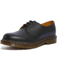 Dr. Martens - , 1461 3-eye Leather Oxford Shoe, Black Smooth, 9 M Us - Lyst