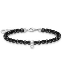 Thomas Sabo - Bracelet With Black Pearls 925 Sterling Silver A2097-130-11 - Lyst