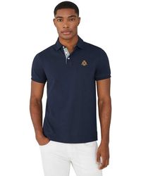 Hackett - Heritage Wvn Trim Polo - Lyst