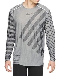 Nike - M Nk Tech Knit Cool Ls Nv Long-sleeved T-shirt - Lyst