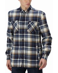 Regatta - Thamos Long Sleeved Checked Shirt Cathay Spice Check Xxl - Lyst