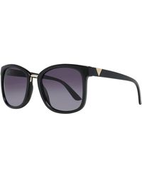 Guess - Gf0327 Shiny Black With Gold/smoke Gradient Lens One Size - Lyst