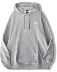 The North Face - Essential Hoodie Tnf Light Grey Heather M - Lyst
