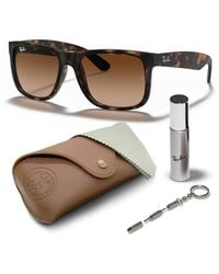 Ray-Ban - Occhiali da sole classici a forma quadrata con set di - Lyst