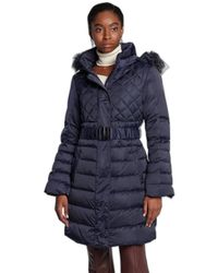 Guess - Donna Giacca Piumino Lolie Down Jacket W2BL61WEX52 XS Blu Blackened Blue G7P1 - Lyst