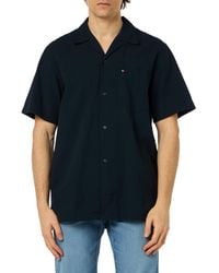 Tommy Hilfiger - Seersucker Solid Shirt S/s Mw0mw35211 Casual - Lyst