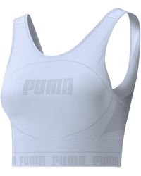 PUMA - Evoknit Crop Top T-shirt Voor - Lyst