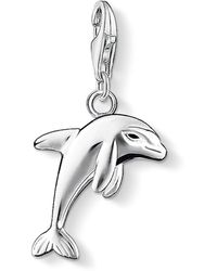 Thomas Sabo - Charm Pendant Dolphin Charm Club 925 Sterling Silver 0750-007-12 - Lyst
