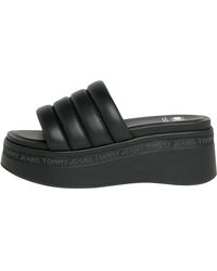 Tommy Hilfiger - Sandali Donna Wedge Sandal con Zeppa - Lyst