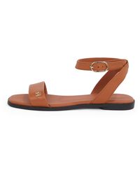 Tommy Hilfiger - Ankle Strap Leather Sandal - Lyst