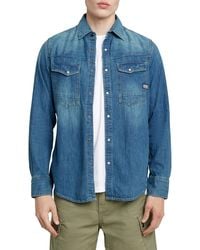 G-Star - G-Star Para Hombre Camisa Dakota Slim - Lyst