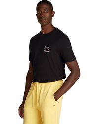 Tommy Hilfiger - T-Shirt Kurzarm Stack Tee mit Rundhalsausschnitt - Lyst