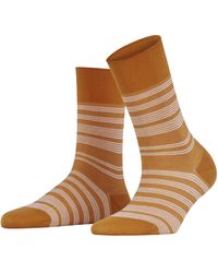 FALKE - Sensitive Sunset Stripe W So Lyocell With Soft Tops 1 Pair Socks - Lyst
