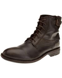 Replay - Stroke Lace Up Boot Brown Gmc01.002.c0003l.018 12 Uk - Lyst