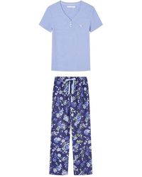 Women'secret - Long Pyjama Daily Farmer's Market Pijamas - Lyst