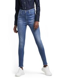 G-Star RAW - Damen G-Star Shape High Super Skinny Wmn Jeans - Lyst