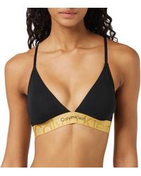 Calvin Klein - Lght Lined Triangle Bras - Lyst
